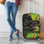 Penrith Panthers Luggage Cover Polynesian Tribal Tattoo Pacific Sport Art