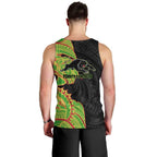 Penrith Panthers Men Tank Top Polynesian Tribal Tattoo Pacific Sport Art