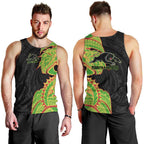 Penrith Panthers Men Tank Top Polynesian Tribal Tattoo Pacific Sport Art