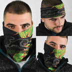 Penrith Panthers Neck Gaiter Polynesian Tribal Tattoo Pacific Sport Art
