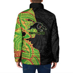 Penrith Panthers Padded Jacket Polynesian Tribal Tattoo Pacific Sport Art