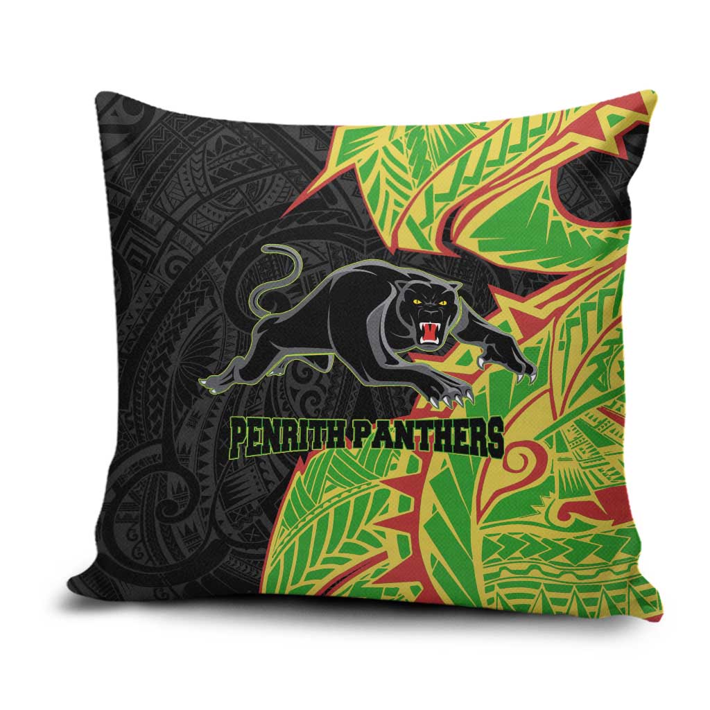 Penrith Panthers Pillow Cover Polynesian Tribal Tattoo Pacific Sport Art