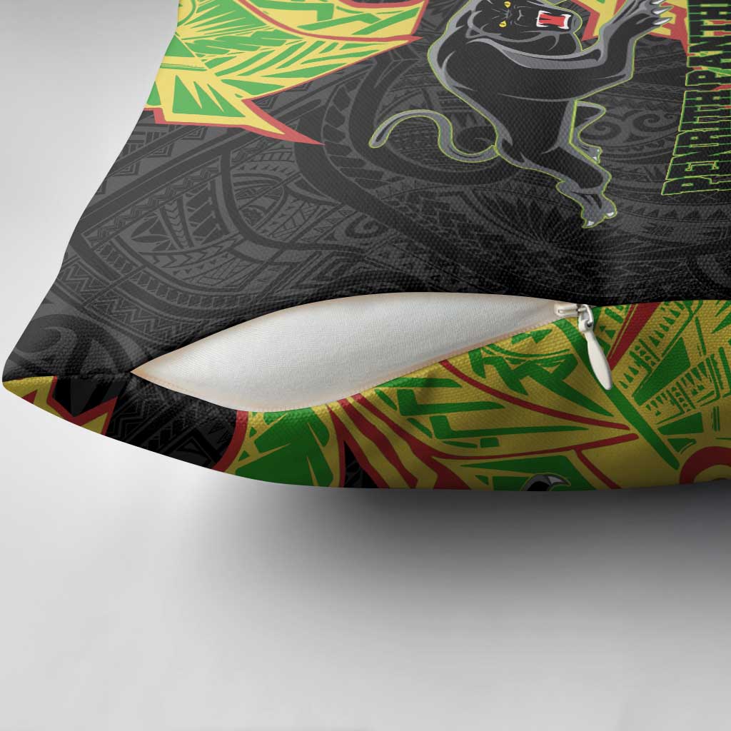 Penrith Panthers Pillow Cover Polynesian Tribal Tattoo Pacific Sport Art