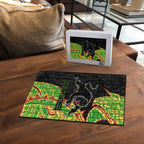 Penrith Panthers Puzzle Polynesian Tribal Tattoo Pacific Sport Art