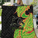 Penrith Panthers Quilt Polynesian Tribal Tattoo Pacific Sport Art