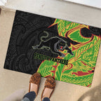 Penrith Panthers Rubber Doormat Polynesian Tribal Tattoo Pacific Sport Art