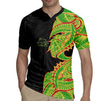 Penrith Panthers Rugby Jersey Polynesian Tribal Tattoo Pacific Sport Art