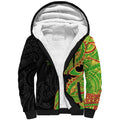 Penrith Panthers Sherpa Hoodie Polynesian Tribal Tattoo Pacific Sport Art