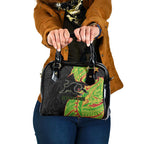 Penrith Panthers Shoulder Handbag Polynesian Tribal Tattoo Pacific Sport Art