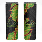 Penrith Panthers Skinny Tumbler Polynesian Tribal Tattoo Pacific Sport Art