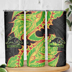 Penrith Panthers Skinny Tumbler Polynesian Tribal Tattoo Pacific Sport Art
