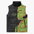 Penrith Panthers Sleeveless Puffer Jacket Polynesian Tribal Tattoo Pacific Sport Art