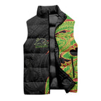 Penrith Panthers Sleeveless Puffer Jacket Polynesian Tribal Tattoo Pacific Sport Art