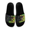 Penrith Panthers Slide Sandals Polynesian Tribal Tattoo Pacific Sport Art