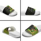 Penrith Panthers Slide Sandals Polynesian Tribal Tattoo Pacific Sport Art