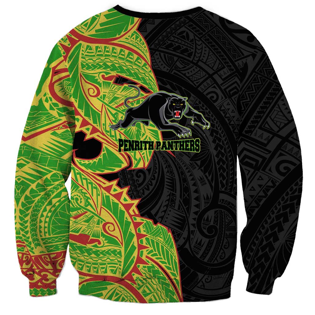 Penrith Panthers Sweatshirt Polynesian Tribal Tattoo Pacific Sport Art