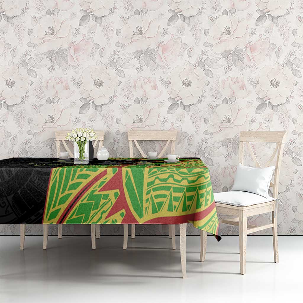 Penrith Panthers Tablecloth Polynesian Tribal Tattoo Pacific Sport Art