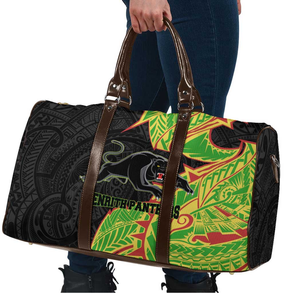 Penrith Panthers Travel Bag Polynesian Tribal Tattoo Pacific Sport Art
