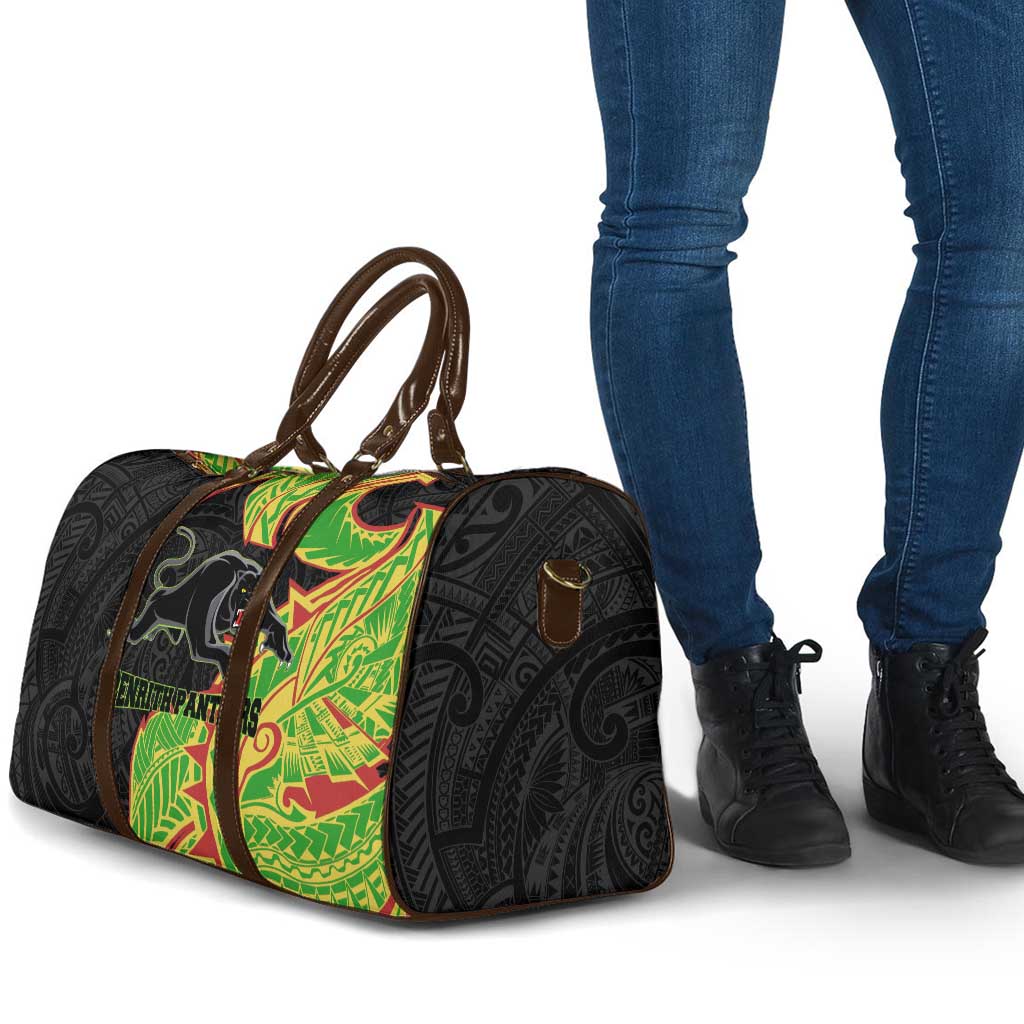 Penrith Panthers Travel Bag Polynesian Tribal Tattoo Pacific Sport Art