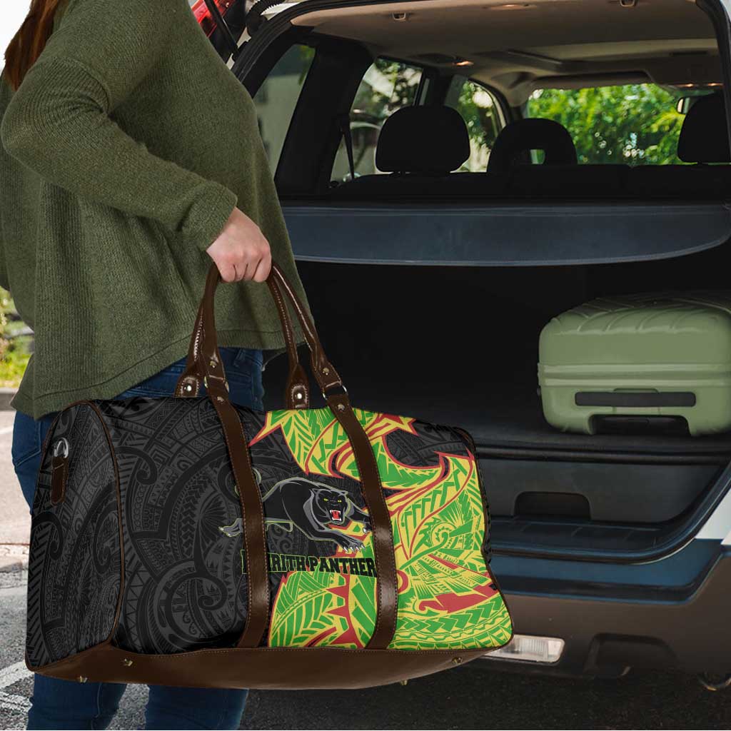 Penrith Panthers Travel Bag Polynesian Tribal Tattoo Pacific Sport Art