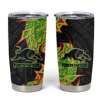 Penrith Panthers Tumbler Cup Polynesian Tribal Tattoo Pacific Sport Art