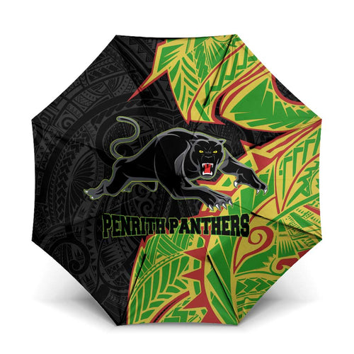 Penrith Panthers Umbrella Polynesian Tribal Tattoo Pacific Sport Art