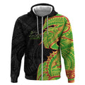 Penrith Panthers Zip Hoodie Polynesian Tribal Tattoo Pacific Sport Art