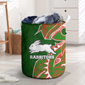South Sydney Rabbitohs Laundry Basket Polynesian Tribal Tattoo Pacific Sport Art