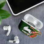 South Sydney Rabbitohs AirPods Case Polynesian Tribal Tattoo Pacific Sport Art