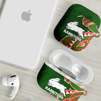 South Sydney Rabbitohs AirPods Case Polynesian Tribal Tattoo Pacific Sport Art