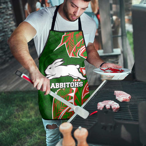 South Sydney Rabbitohs Apron Polynesian Tribal Tattoo Pacific Sport Art