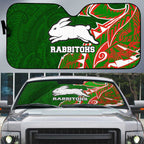 South Sydney Rabbitohs Auto Sun Shade Polynesian Tribal Tattoo Pacific Sport Art