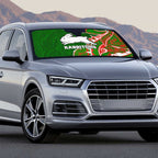South Sydney Rabbitohs Auto Sun Shade Polynesian Tribal Tattoo Pacific Sport Art