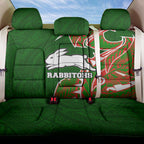 South Sydney Rabbitohs Back Car Seat Cover Polynesian Tribal Tattoo Pacific Sport Art