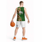 South Sydney Rabbitohs Basketball Jersey Polynesian Tribal Tattoo Pacific Sport Art