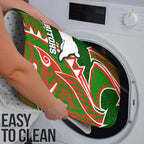 South Sydney Rabbitohs Bathroom Set Polynesian Tribal Tattoo Pacific Sport Art