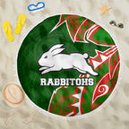 South Sydney Rabbitohs Beach Blanket Polynesian Tribal Tattoo Pacific Sport Art