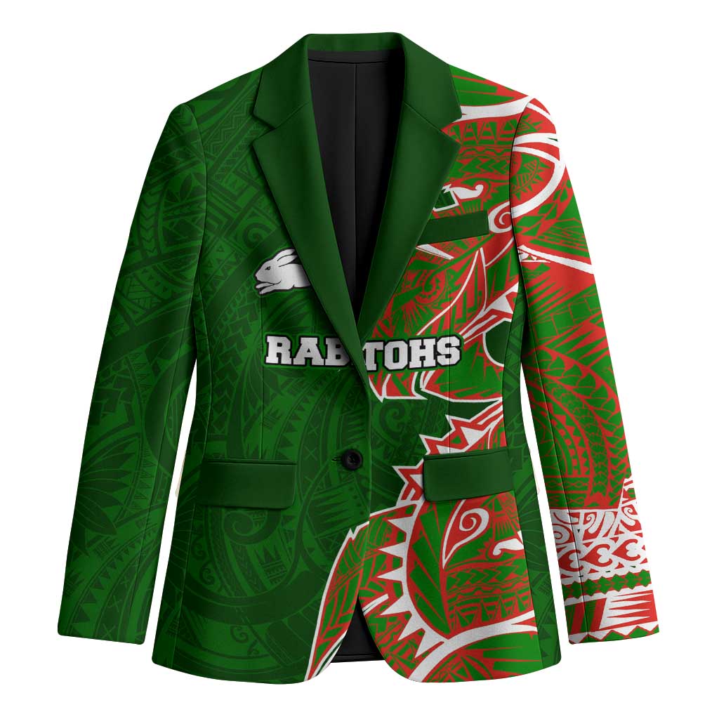 South Sydney Rabbitohs Blazer Polynesian Tribal Tattoo Pacific Sport Art