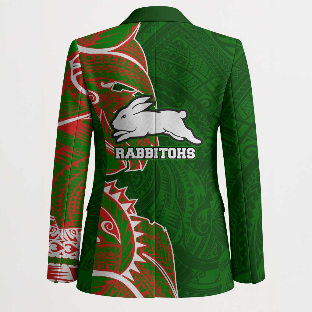 South Sydney Rabbitohs Blazer Polynesian Tribal Tattoo Pacific Sport Art