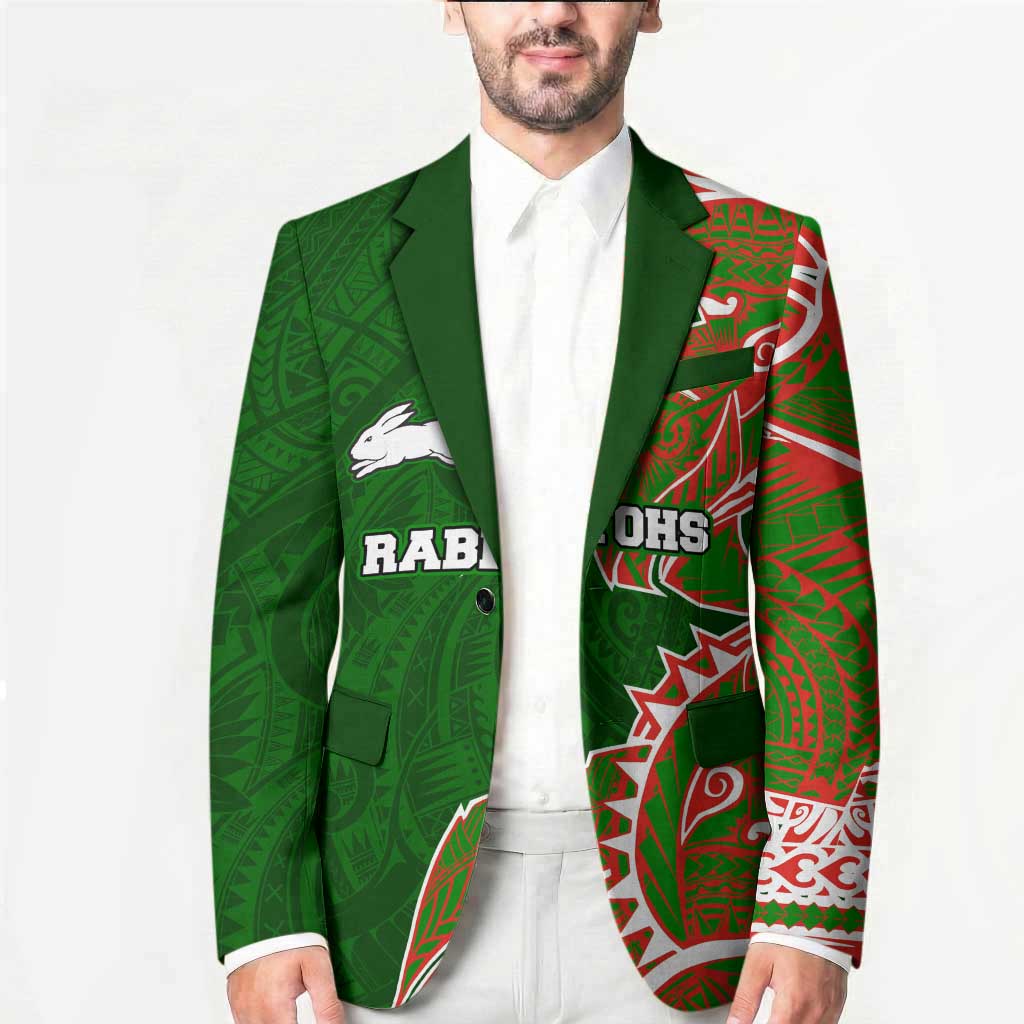 South Sydney Rabbitohs Blazer Polynesian Tribal Tattoo Pacific Sport Art