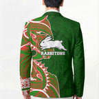 South Sydney Rabbitohs Blazer Polynesian Tribal Tattoo Pacific Sport Art