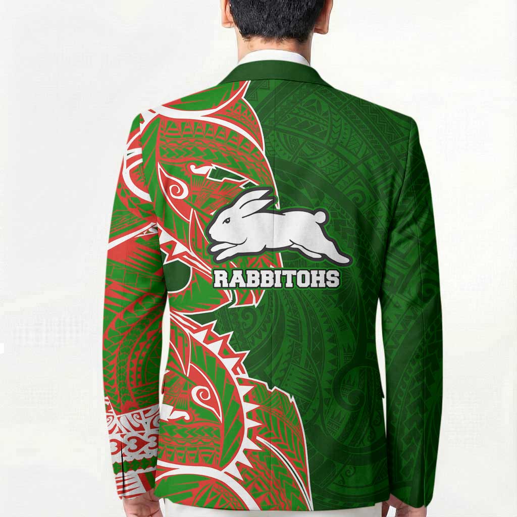 South Sydney Rabbitohs Blazer Polynesian Tribal Tattoo Pacific Sport Art