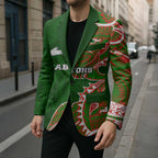 South Sydney Rabbitohs Blazer Polynesian Tribal Tattoo Pacific Sport Art