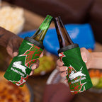 South Sydney Rabbitohs 4 in 1 Can Cooler Tumbler Polynesian Tribal Tattoo Pacific Sport Art