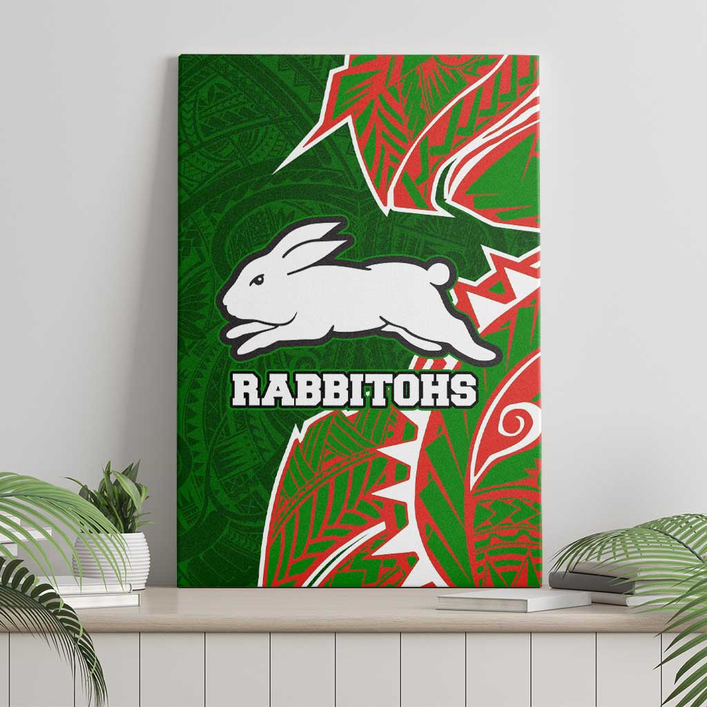 South Sydney Rabbitohs Canvas Wall Art Polynesian Tribal Tattoo Pacific Sport Art