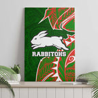 South Sydney Rabbitohs Canvas Wall Art Polynesian Tribal Tattoo Pacific Sport Art