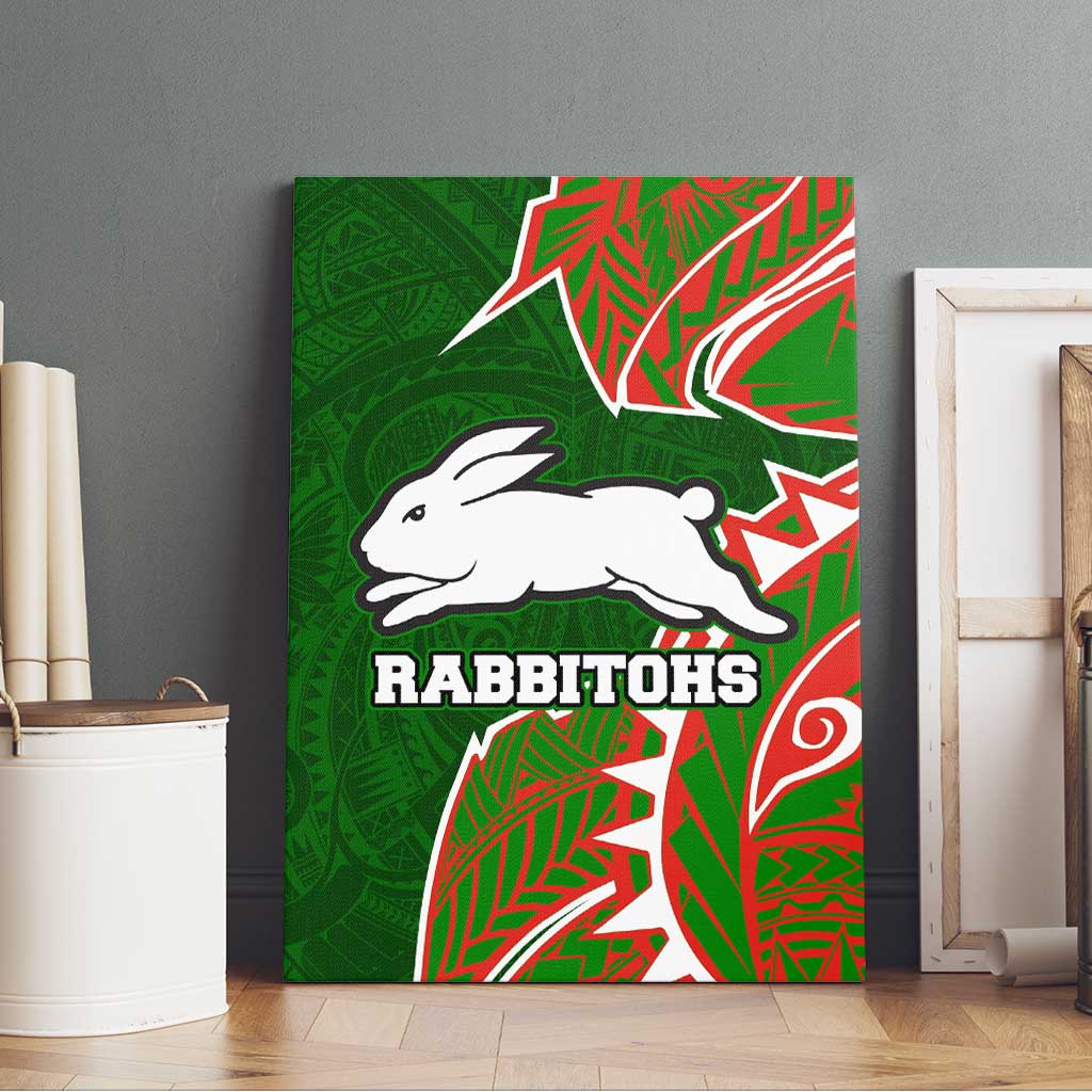 South Sydney Rabbitohs Canvas Wall Art Polynesian Tribal Tattoo Pacific Sport Art
