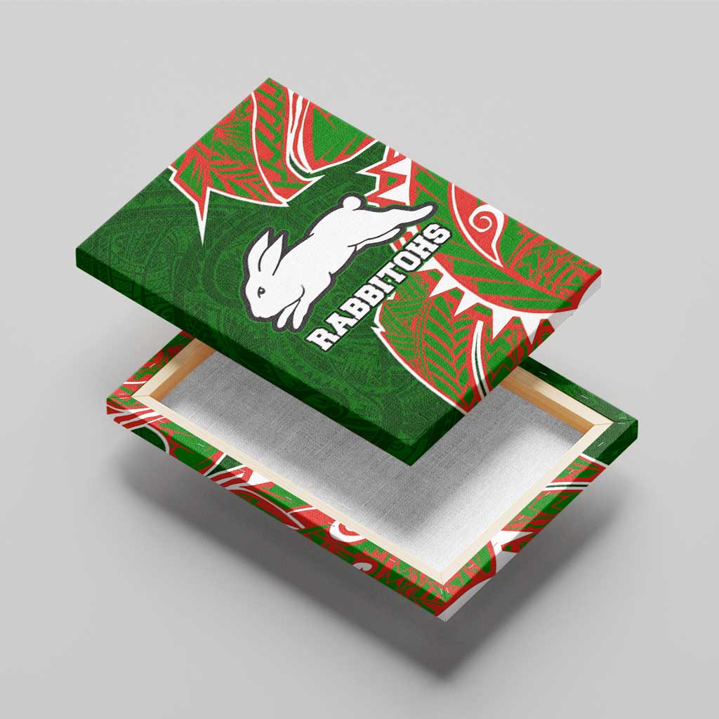 South Sydney Rabbitohs Canvas Wall Art Polynesian Tribal Tattoo Pacific Sport Art