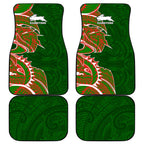 South Sydney Rabbitohs Car Mats Polynesian Tribal Tattoo Pacific Sport Art