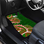 South Sydney Rabbitohs Car Mats Polynesian Tribal Tattoo Pacific Sport Art